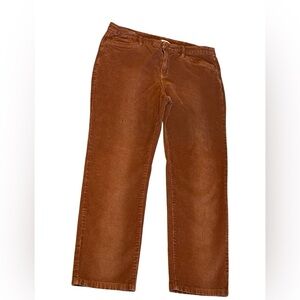 Soft Surroundings Brown Corduroy Skinny Pants Sz. 12P